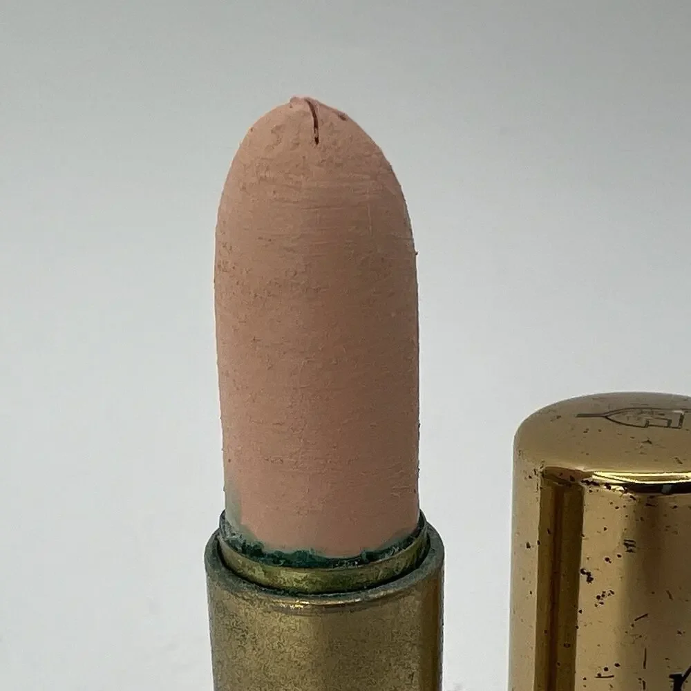 Vintage Max Factor Erace NATURAL Cover Up Concealer Gold Brass Tube NOS